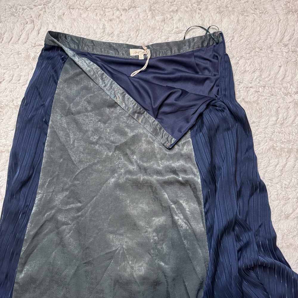 Mystree Two-Tone Panel Maxi Skirt – Size Medium – NWT hippie boho flowy - Picture 3 of 6